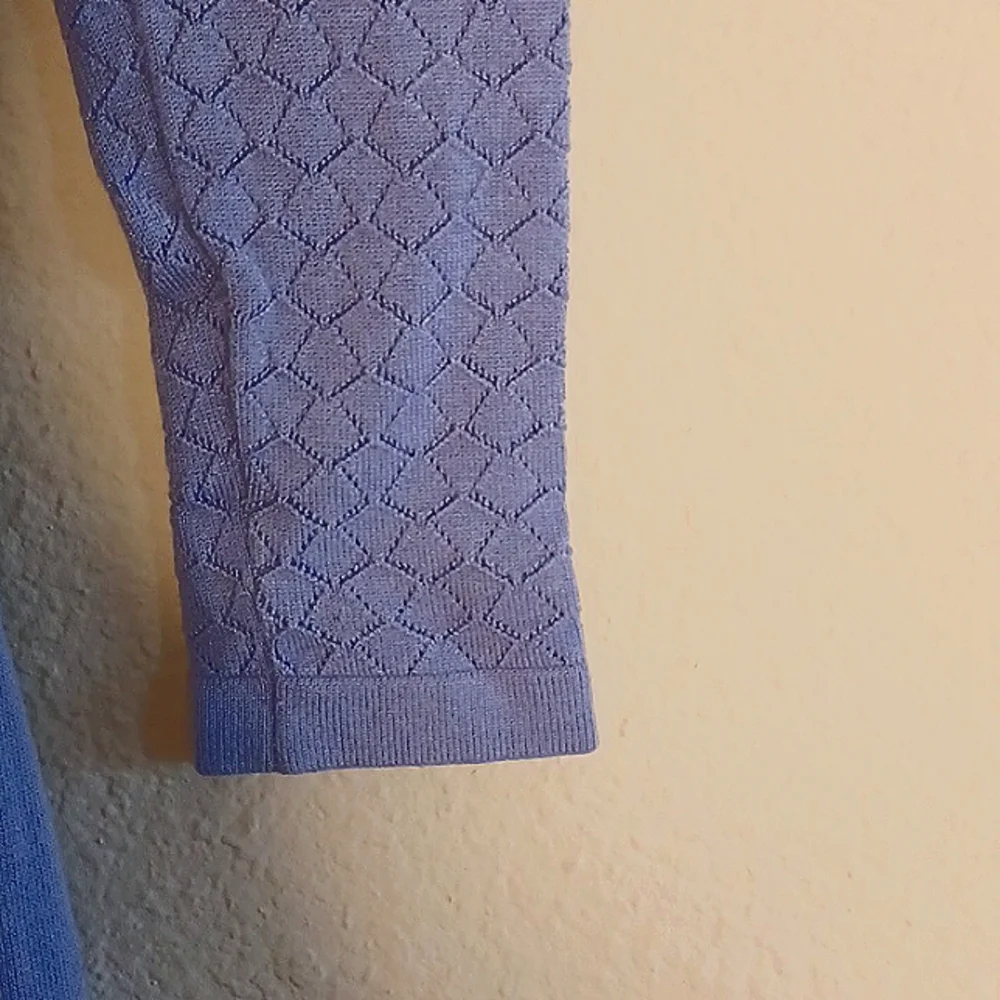 VENUS Periwinkle Long Sleeve Knit Bodycon Dress - Picture 3 of 7